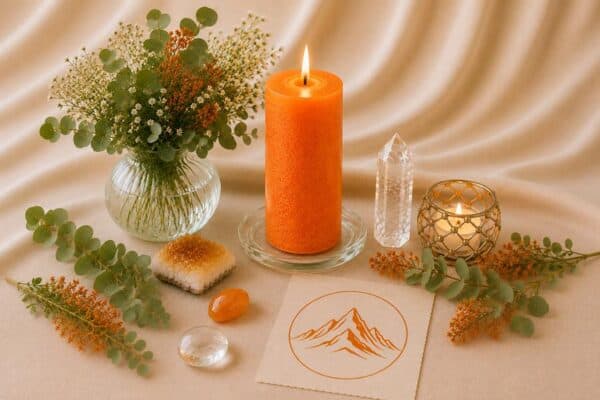 Kerzen-Ritual Orange - Selbstvertrauen, Kraft, Stärke – Bild 2