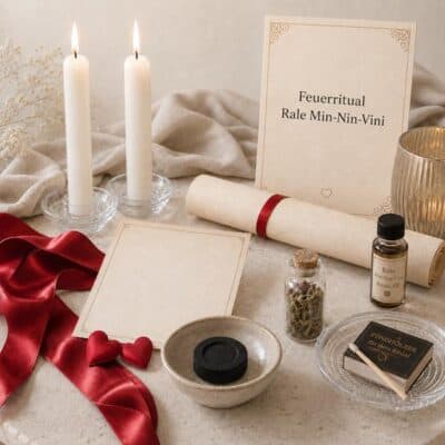 Feuerritual für die Liebe